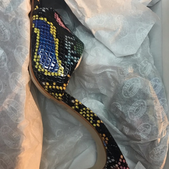 Steve Madden Multicolor Snake Print Heels - Picture 2 of 5
